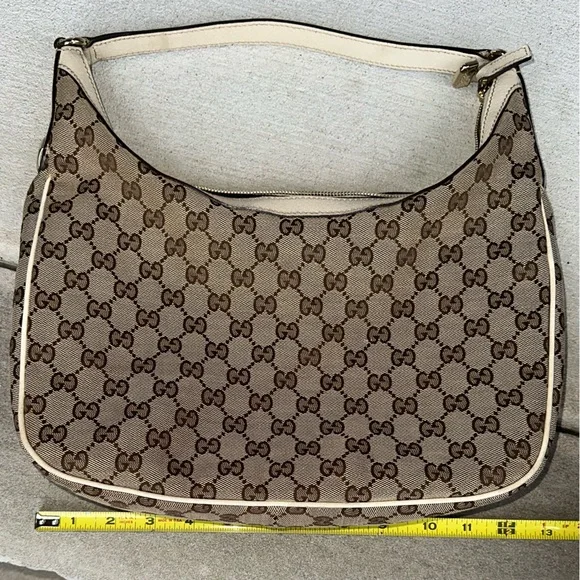 EUC Gucci GG Canvas Charmy Hobo Authentic Shoulder Bag - Picture 13 of 16